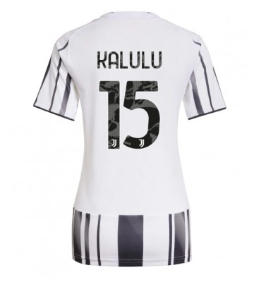 Juventus Pierre Kalulu #15 Hjemmebanetrøje Dame 2025-26 Kortærmet